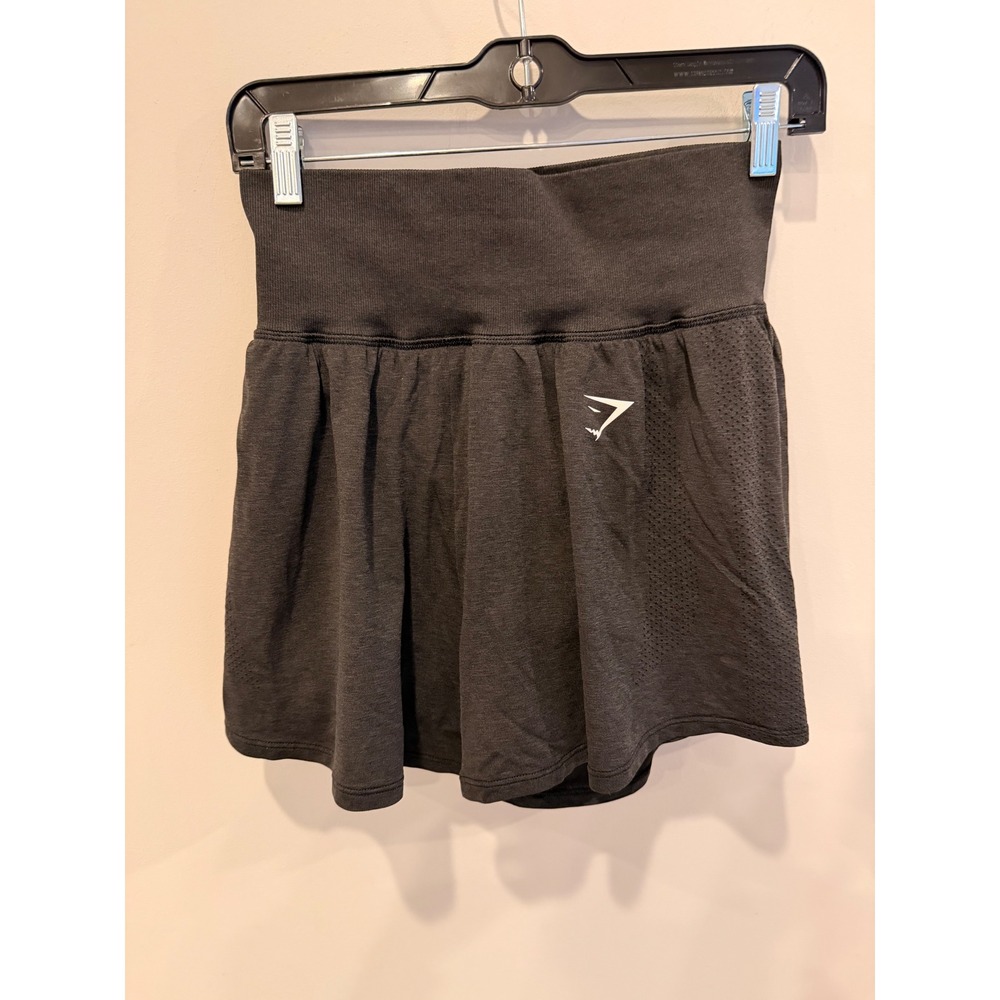 Gymshark Black Athletic Tennis‎ Skort Skirt Shorts Women's Size M/L
